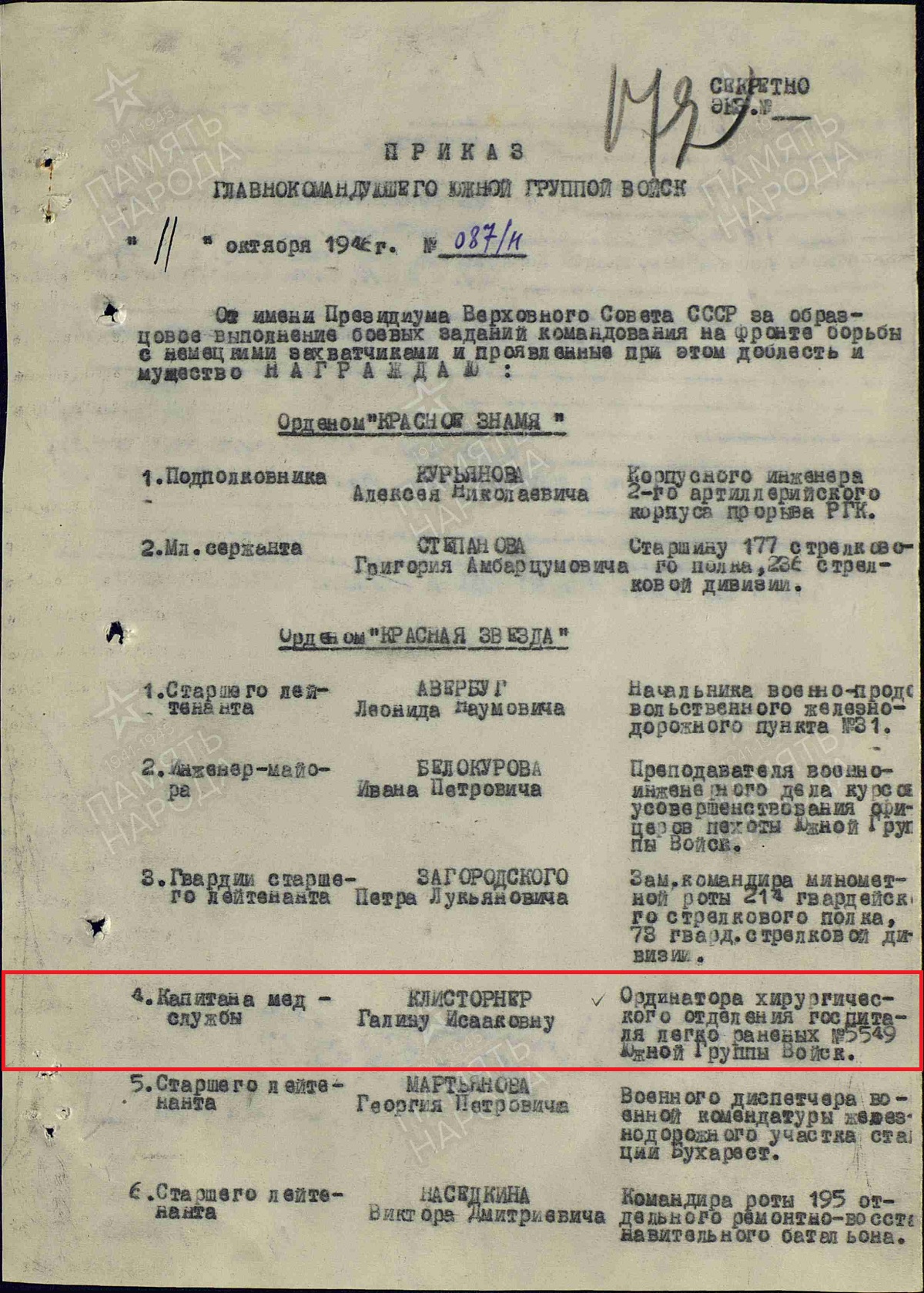 klistorner list